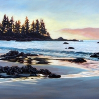 Sundown at Brady's Beach Sundown at Brady's Beach