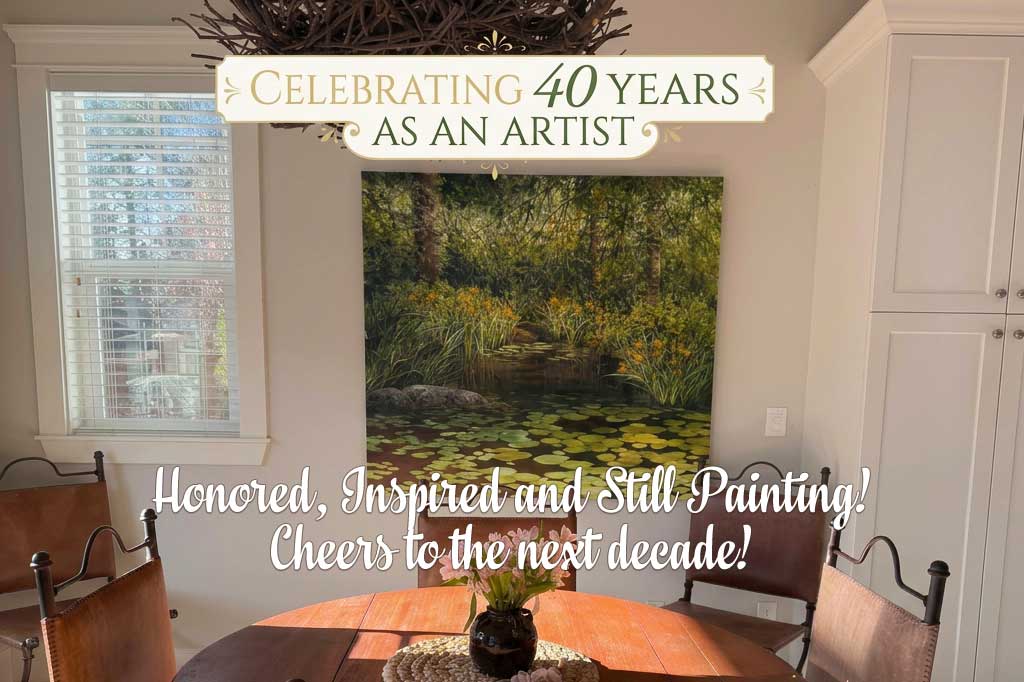 40 Years as a Professional Painter & Artist Janice Robertson